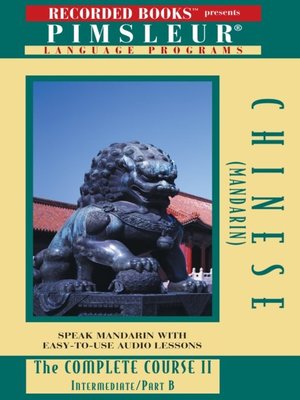 cover image of Chinese (Mandarin) IIB